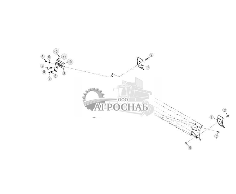 Накладные угловые ножи встроенного регулятора уклона (IGC) и крепления мачты (режущая кромка 6 дюймов) (крепежные детали 58 дюйма) - ST776966 656.jpg